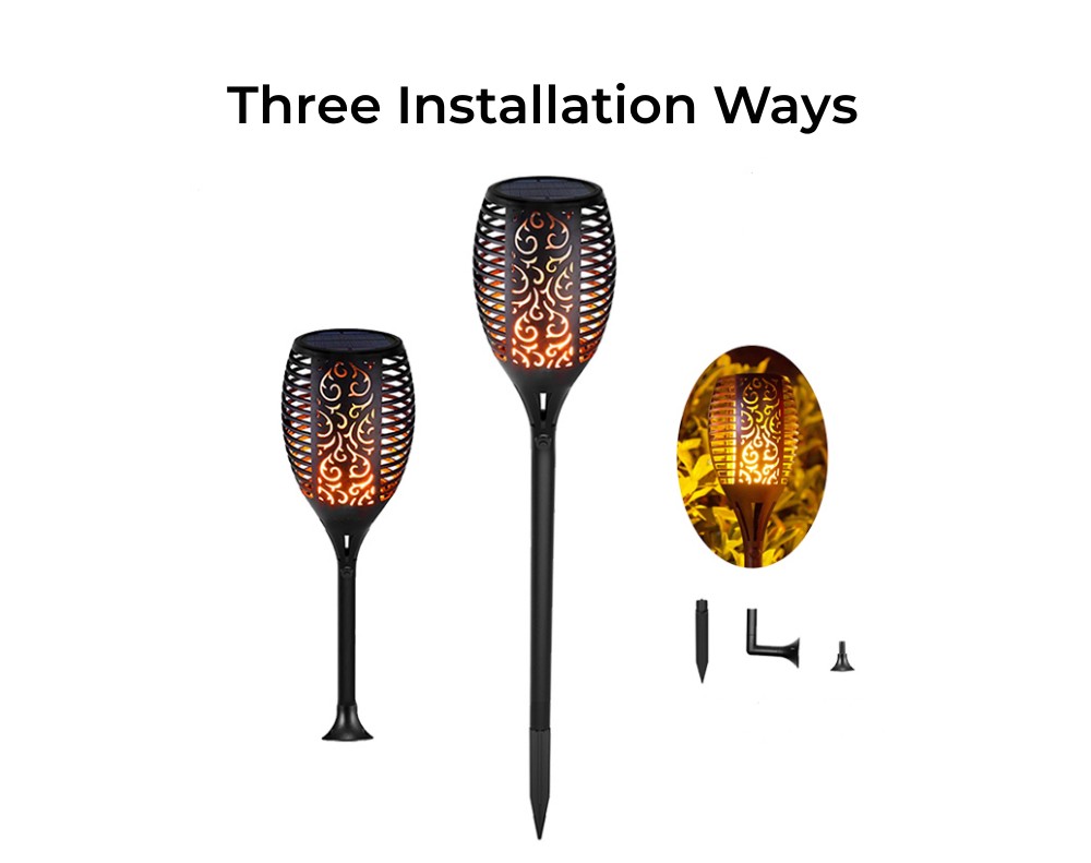 Solar Lawn Flame Lamp