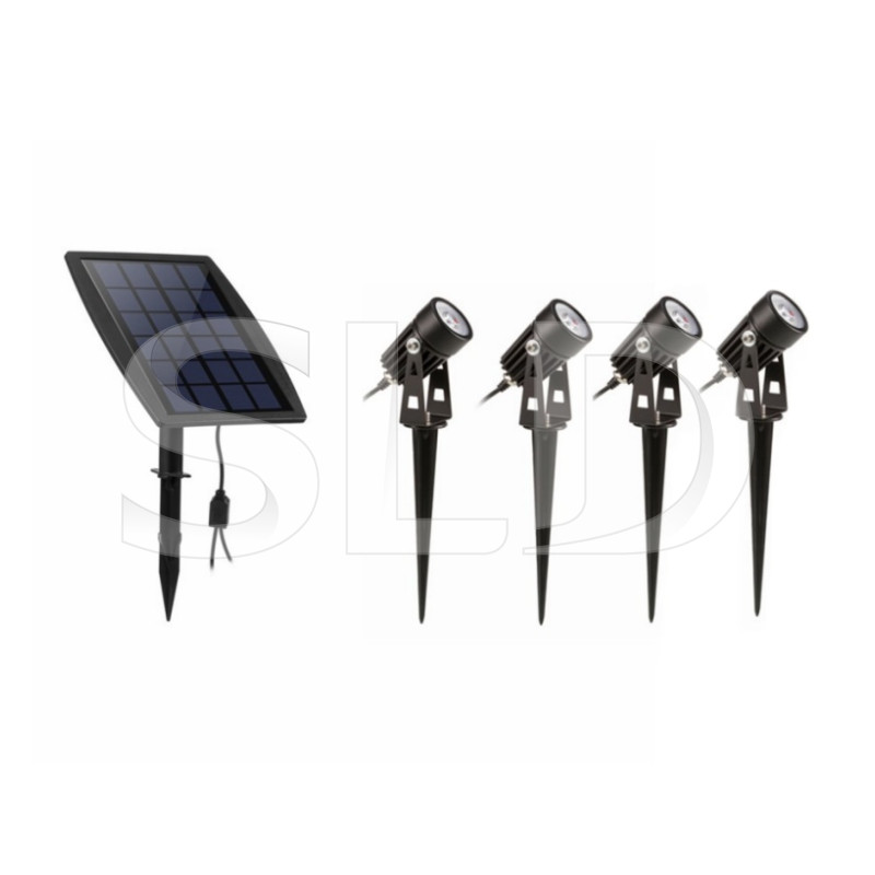 Garden Solar Split Spotlight