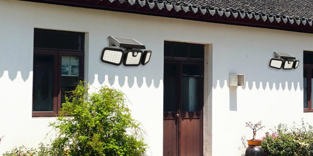 Motion Sensor Solar Wall Lights